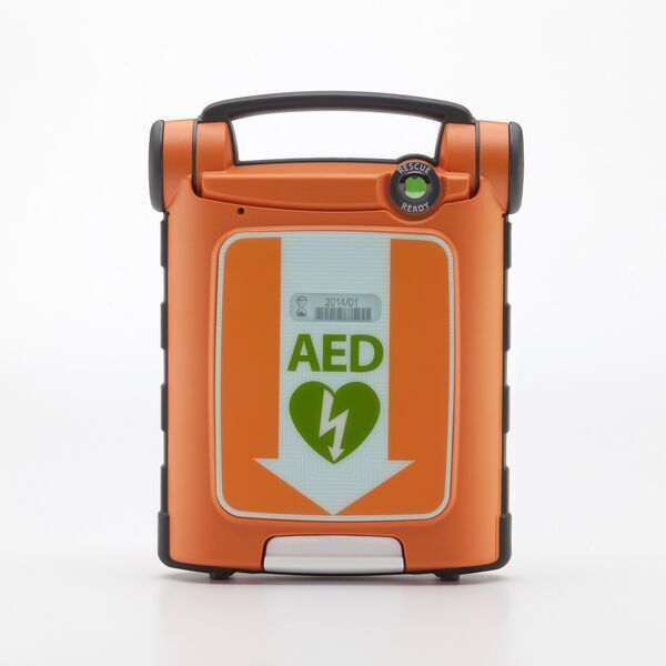 Automatische Externe Defibrillator (AED) apparaat. Essentieel voor hartstilstandbehandeling. Lees hier hoe speeltuinen een AED kunnen aanschaffen en waar je op moet letten - Jantje Beton.