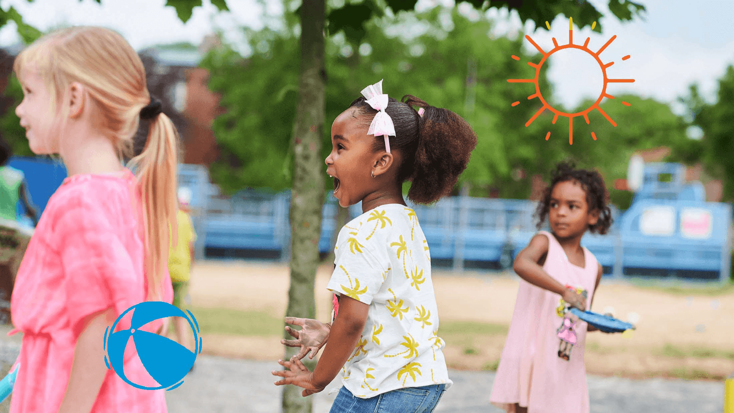 Meisje in een speeltuin - Ondersteuning speeltuinen en kindervakantieorganisaties Jantje Beton