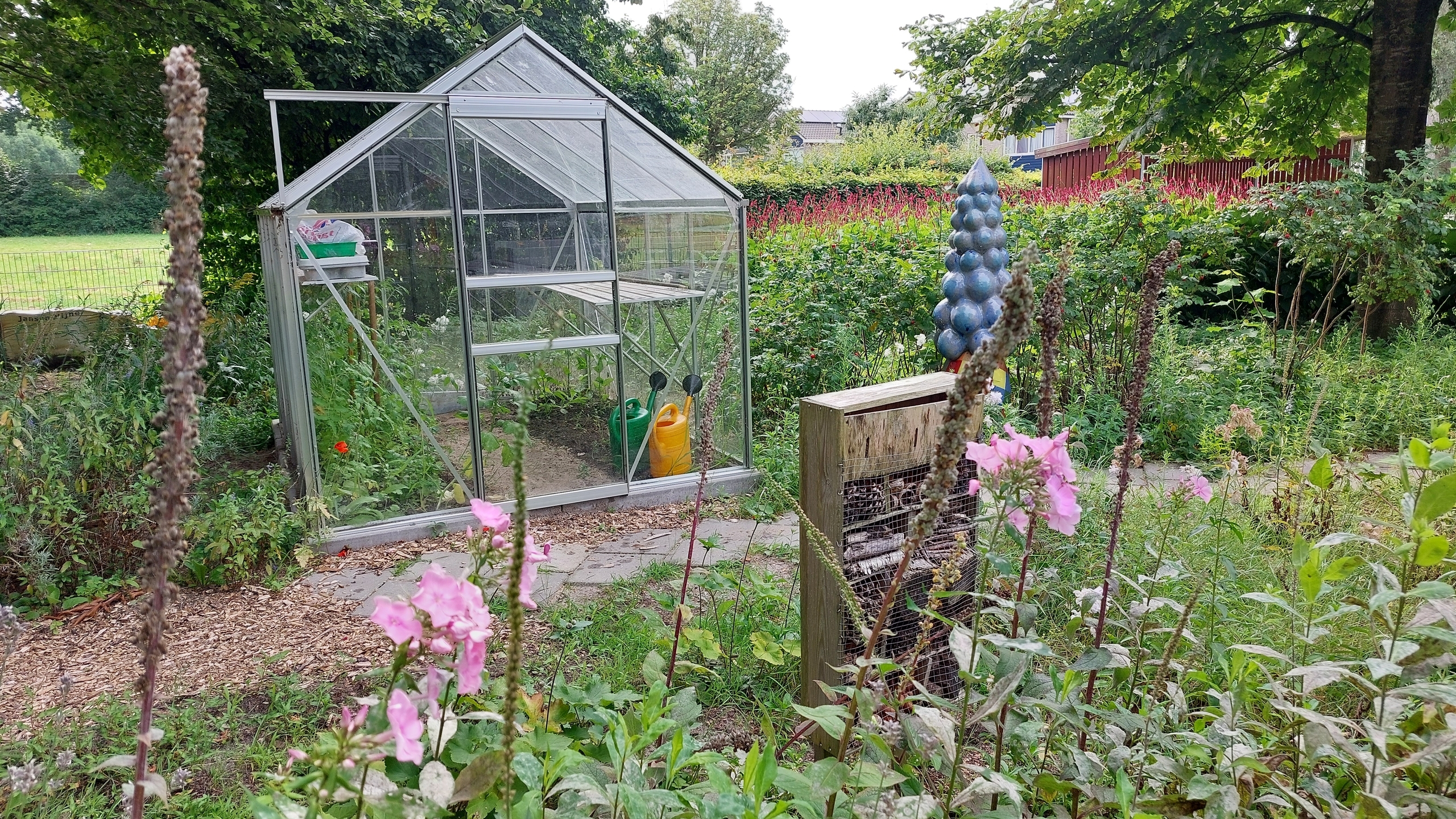 Plantenkas geplaatst met steun van het project Gezonde Schoolpleinen van Jantje Beton